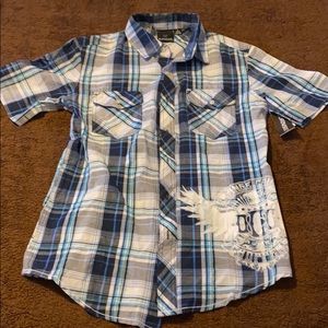 Blue & white Orange County Choppers T-shirt